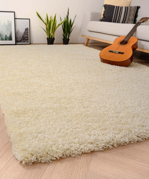 Hochflor Teppich Shaggy Grand - Creme