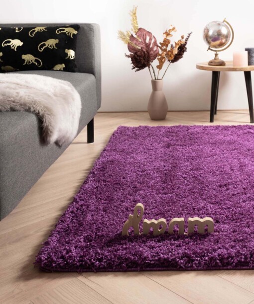 Hochflor Teppich - Cozy Shaggy - Lila - sfeer