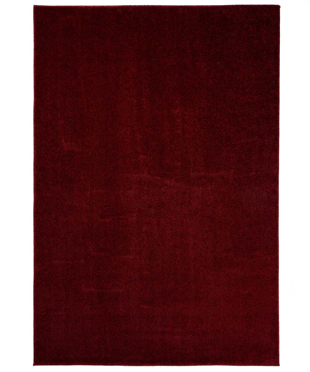 Kurzflor Teppich Fine - Rot