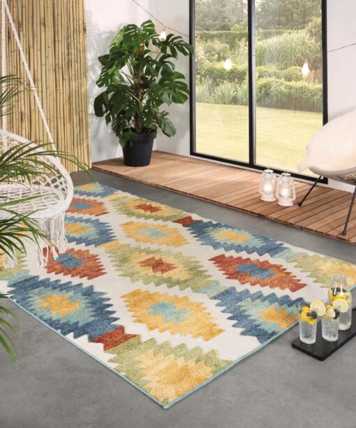 Outdoor Teppich Aztek - Verano Bunt - sfeer