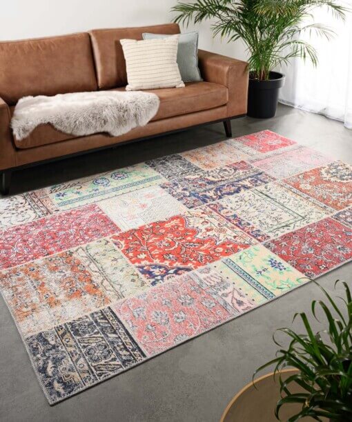 Patchwork Teppich - Fade Heritage Bunt - sfeer