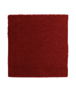 Hochflor Teppich Quadratisch Shaggy Trend - Rot - overzicht