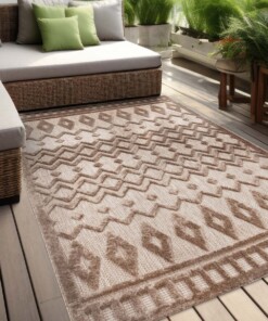 Outdoor Teppich - Nore Beige - sfeer, thumbnail