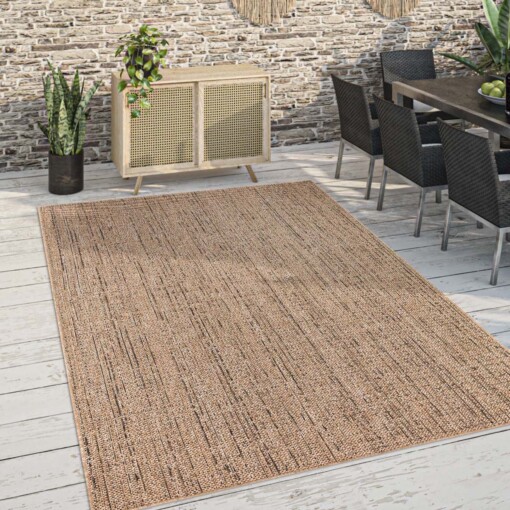 Outdoor Teppich Jute Optik - Lobe Beige - sfeer