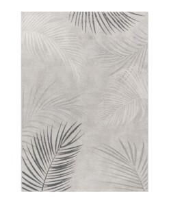 Teppich Kurzflor - Tropical Palms Grau - overzicht