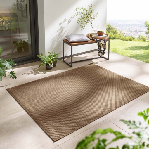 Outdoor Teppich - Elara Braun - sfeer