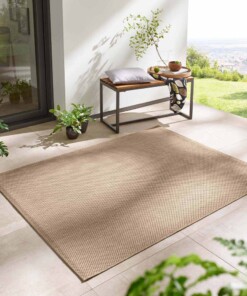 Outdoor Teppich - Elara Beige - sfeer, thumbnail