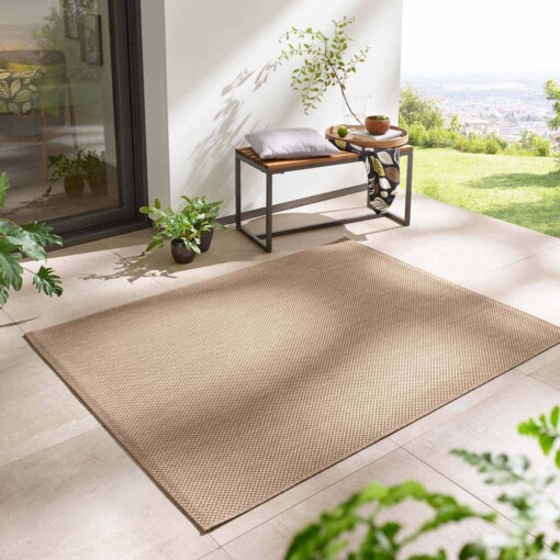 Outdoor Teppich - Elara Beige - sfeer