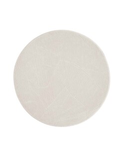 Teppich Rund Flauschig - Fuzz Leaf Creme - overzicht