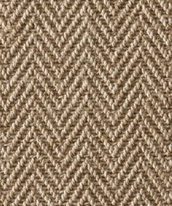 Outdoor Teppich Jute Optik Zick Zack - Elara Beige - close up