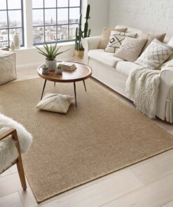 Outdoor Teppich Jute Optik - Elara Beige - sfeer