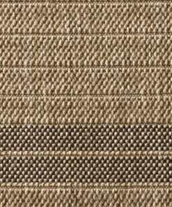 Outdoor Teppich Jute Optik - Elara Beige/Anthrazit - close up