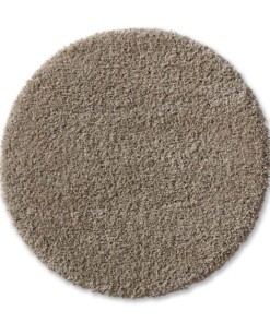 Hochflor Teppich Rund - Shaggy Prime Beige - overzicht