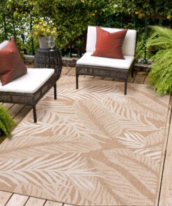 Outdoor Teppich Jute Optik - Borealis Beige/Creme - sfeer, thumbnail