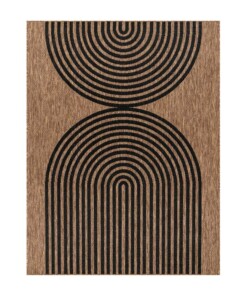 Outdoor Teppich Jute Optik - Serenity Beige/Schwarz - overzicht