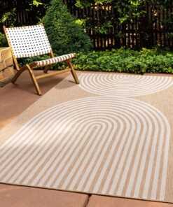 Outdoor Teppich Jute Optik - Serenity Beige/Creme - sfeer