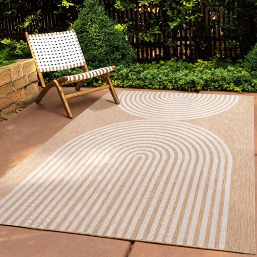 Outdoor Teppich Jute Optik - Serenity Beige/Creme - sfeer