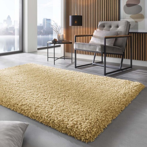 Hochflor Teppich - Shaggy Prime Gold