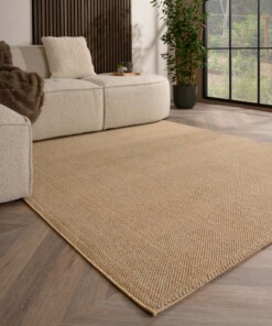 Teppich Kurzflor - Loom Beige - sfeer, thumbnail