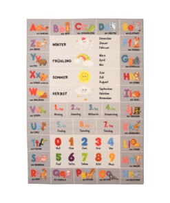 Kinderteppiche - Joy Alphabet Grau - overzicht