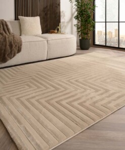 Teppich Skandinavisch - Serene Lys Beige - sfeer