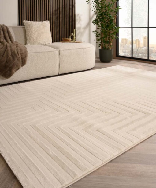 Teppich Skandinavisch - Serene Lys Creme - sfeer