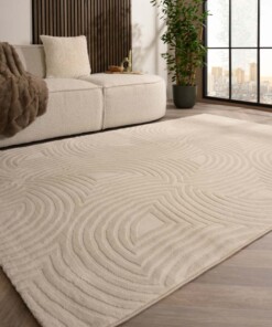 Teppich Skandinavisch - Serene Myra Creme - sfeer