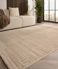 Teppich Skandinavisch - Serene Voss Beige - sfeer